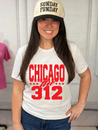 Chicago Bold Red Tee
