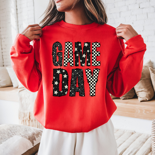 Checkered Game Day Sweatshirt