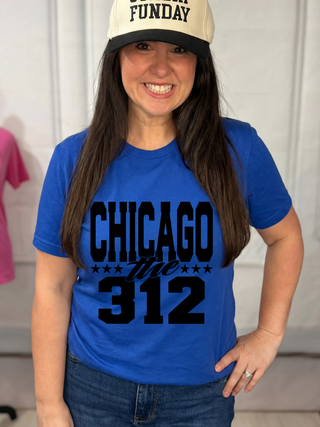 Chicago Bold Black Tee