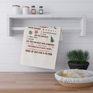 Cut Out Sugar Cookies Recipe Tea Towel