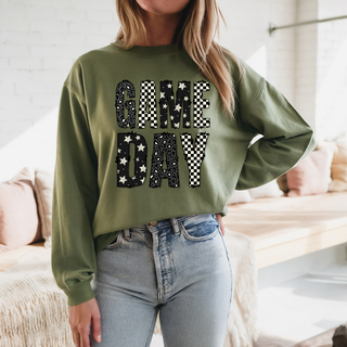 Checkered Game Day Sweatshirt