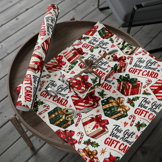 This Gift Was Almost a Gift Card | Christmas Wrapping Paper