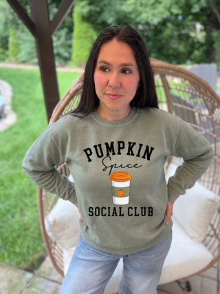 Pumpkin Spice Social Club Sweatshirt
