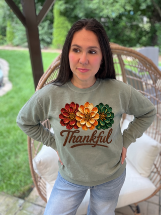 Christian Floral Fall sweatshirt