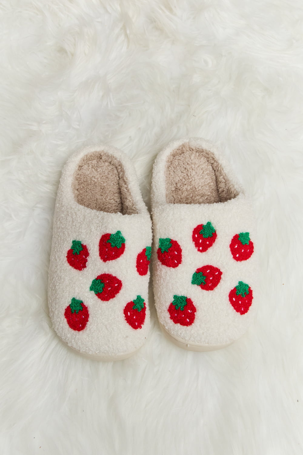 Melody Printed Plush Slide Slippers MadreForte LLC