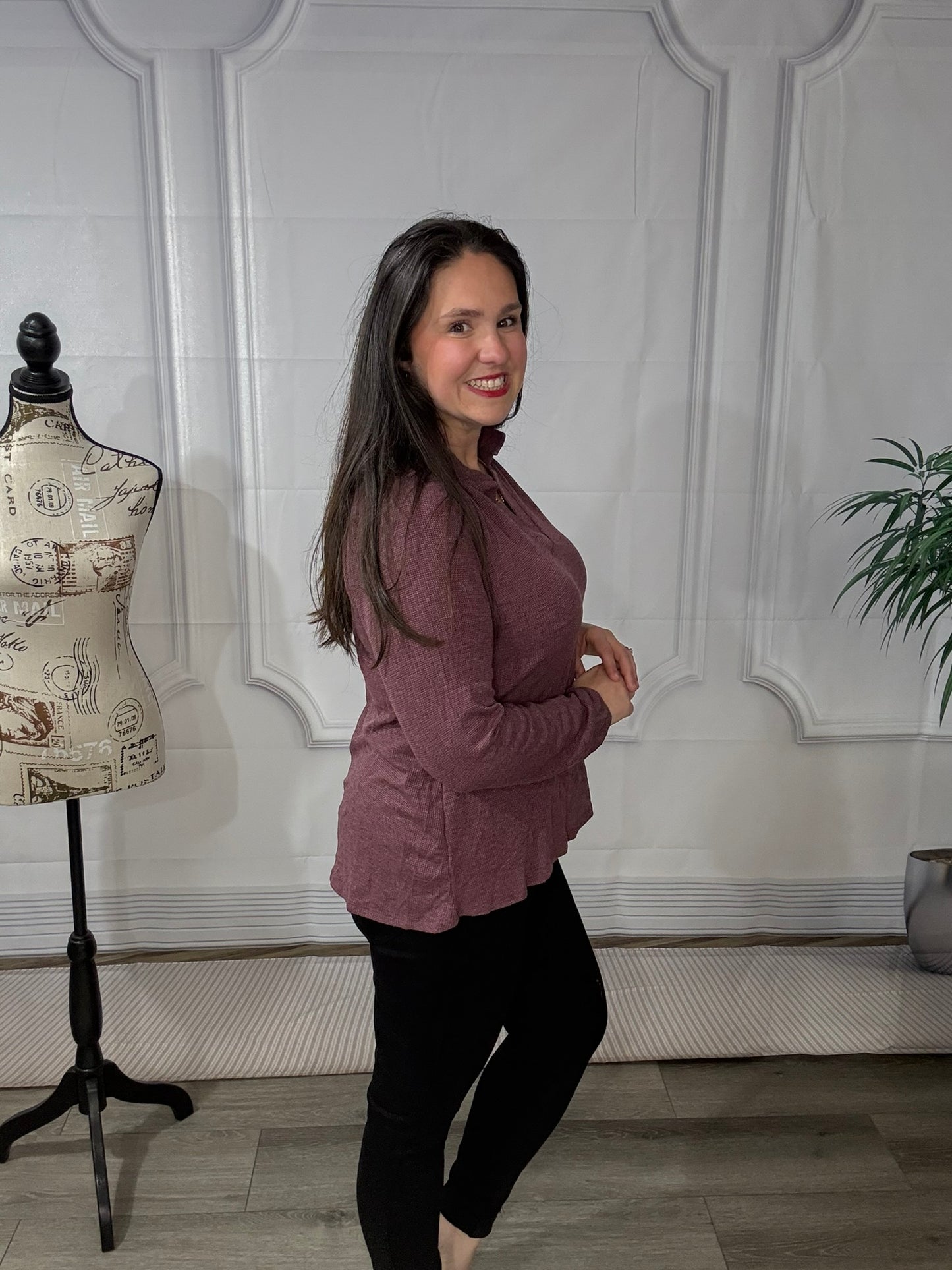 Mulberry Moon Thermal Top