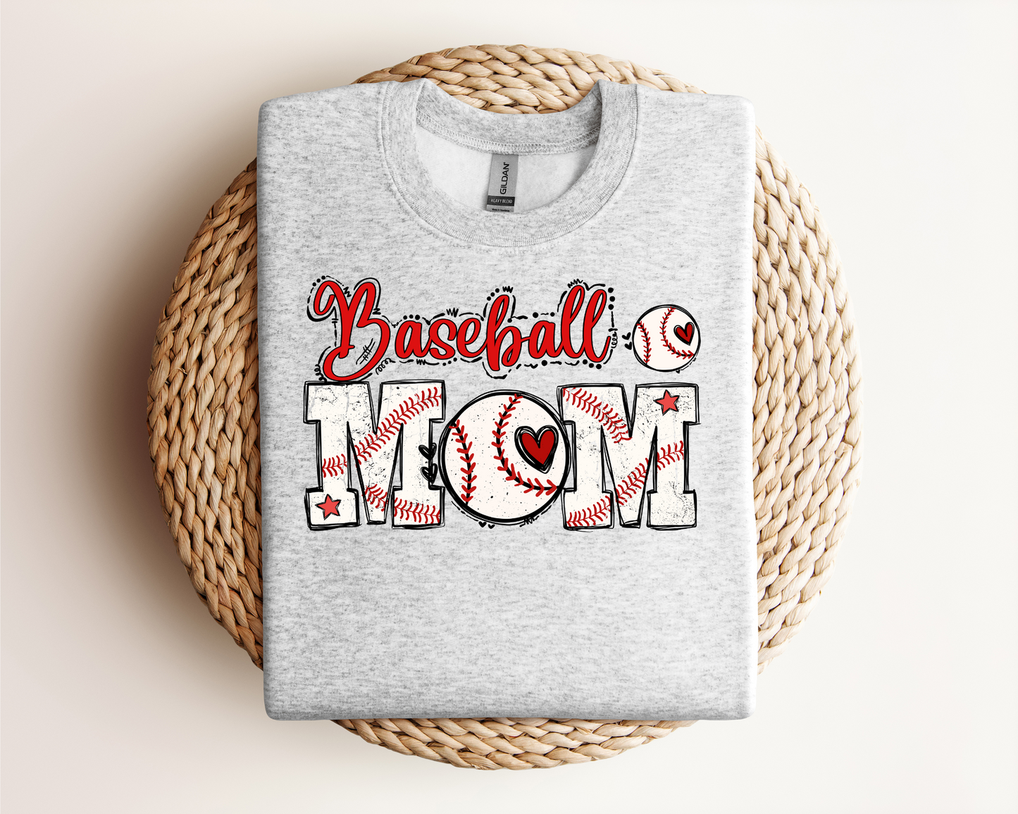 Baseball Mom | Sweatshirt or T-Shirt MadreForte LLC