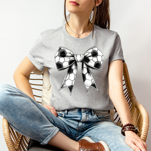 Soccer Bow | T-shirt or Sweatshirt