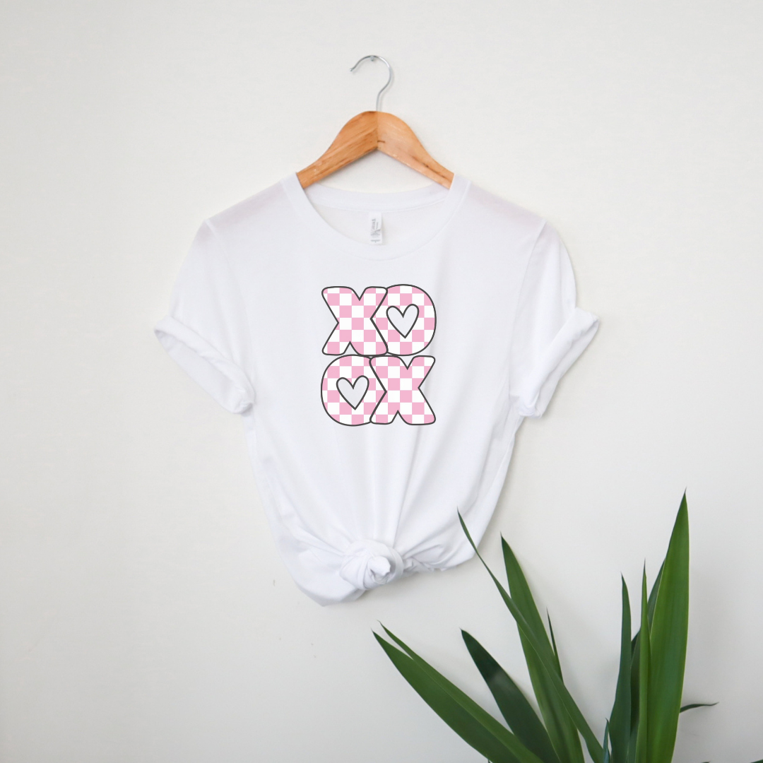 XoXo Checkered |T-Shirt or Sweatshirt MadreForte LLC