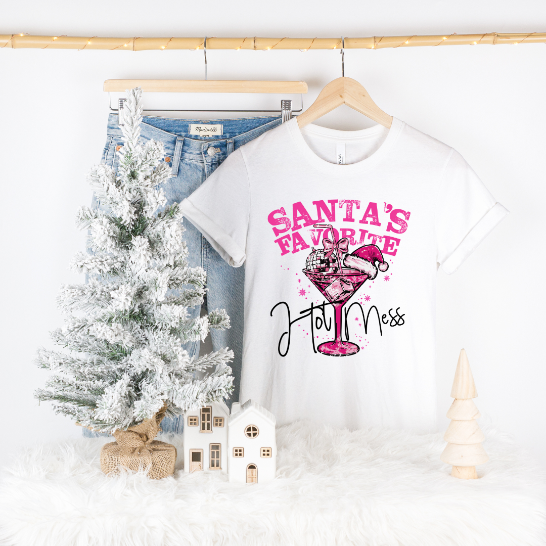 Santas Favorite Hot mess T-Shirt