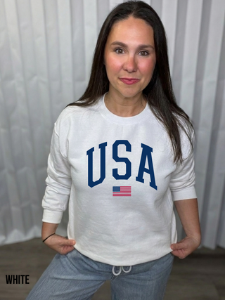 Bold USA flag Sweatshirt