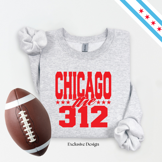 Chicago Bold Red Sweatshirt
