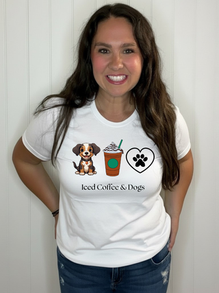 Iced Coffee & Dogs Tee