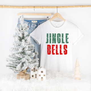Jingle Bells White Graphic Tee