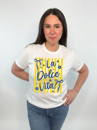 La Dolce Vita Striped Tee