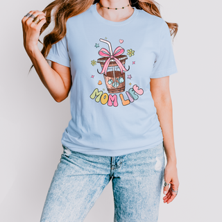 Mom Life Iced Coffee T Shirt