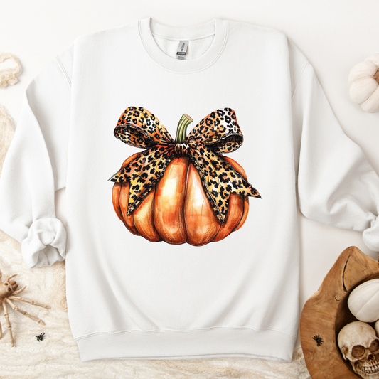 Leopard Pumpkin Sweatshirt