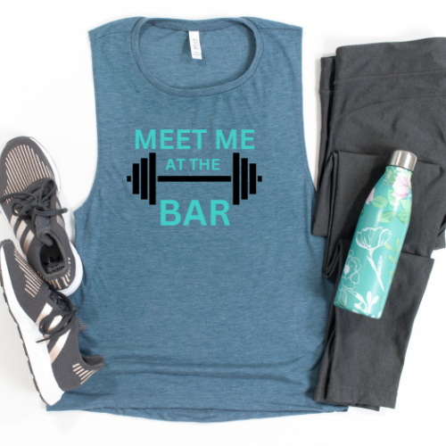 Find Me at The Bar| Bella Muscle Tank MadreForte LLC