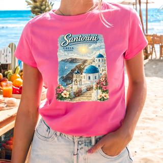 Santorini Greek Island Tee