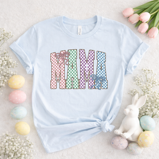 Mama Checkered T-Shirt