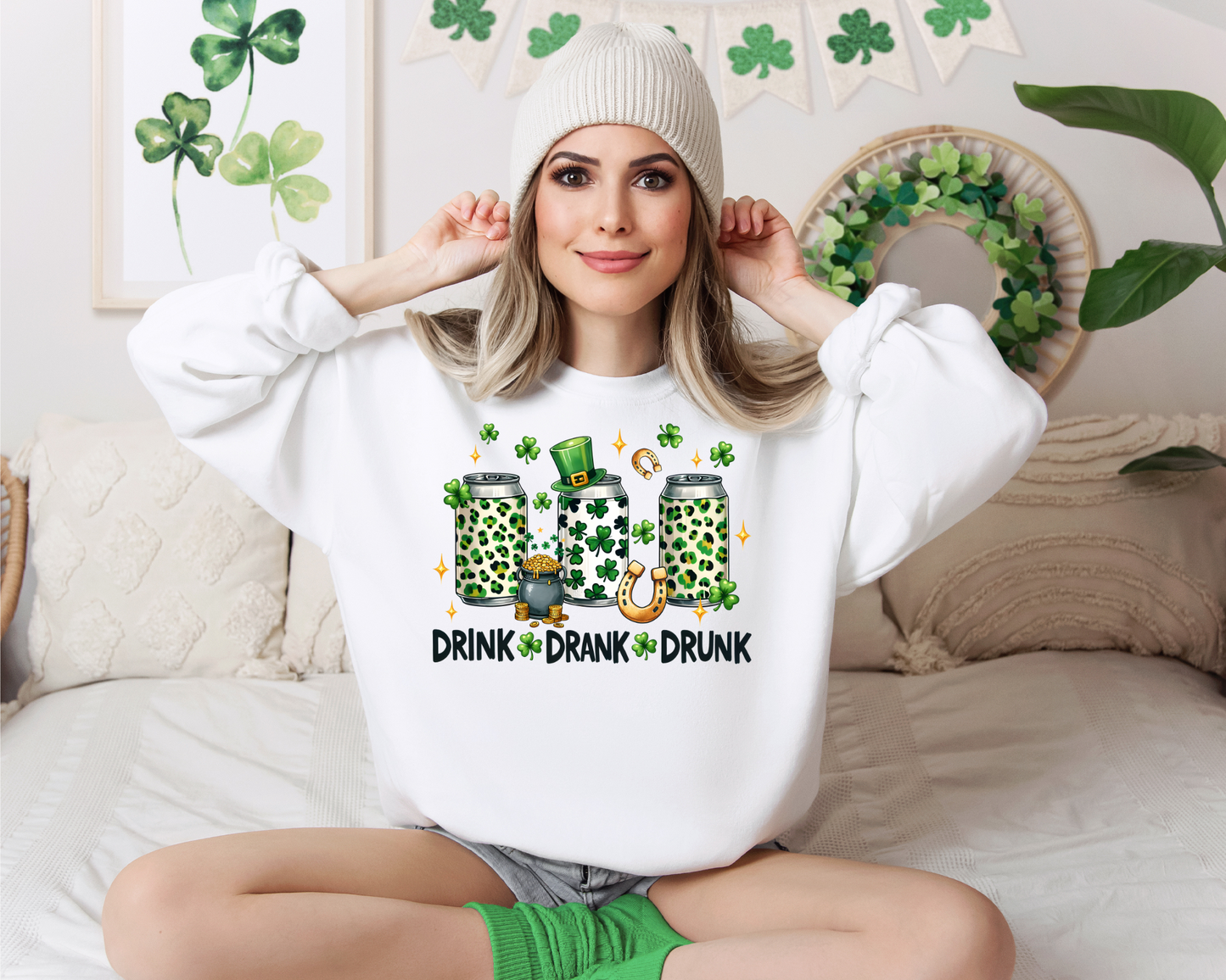 Drink. Drank. Drunk | Sweatshirt or T-shirt MadreForte LLC