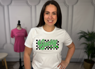 Lucky Checkered Tshirt