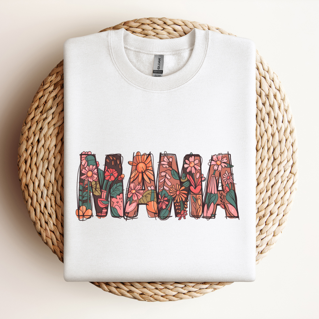 Floral MAMA | Sweatshirt MadreForte LLC