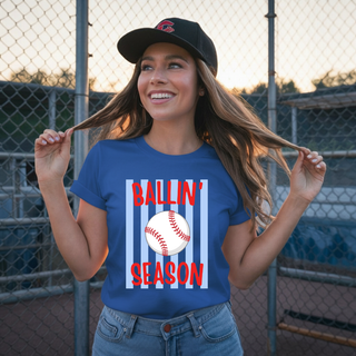 Chicago Baseball Ballin Season Tee