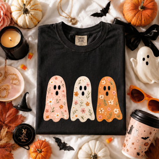Wildflower Ghost Halloween Graphic Tee