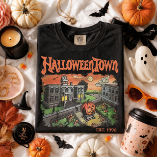 Halloweentown Town Square Graphic Tee