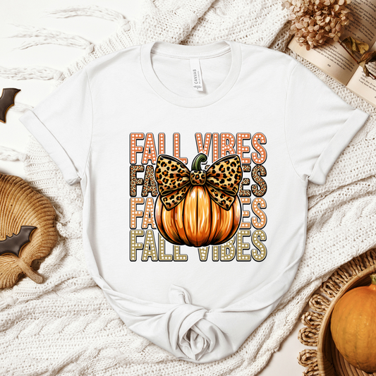 Fall Vibes Leopard Tee