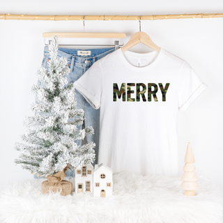 Merry Camo Graphic Tee