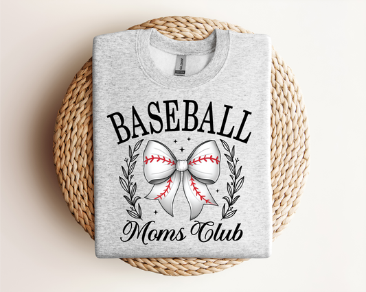 Baseball Mom's Club | Sweatshirt or T-Shirt