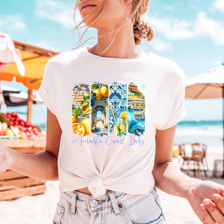 Airbrushed Amalfi Coast T Shirt