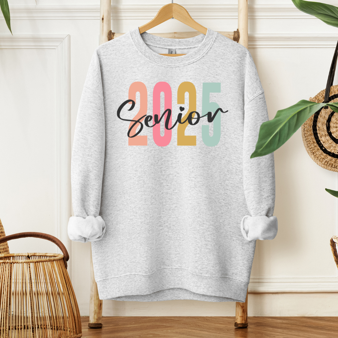 Senior 2025 Colorful | Tshirt, Hoodie, Sweatshirt MadreForte LLC