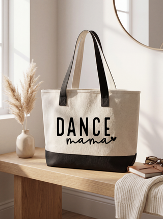 Sports Mom Canvas Tote Bag