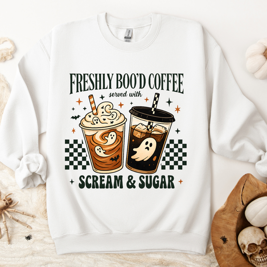 Freshly Boo'd Coffee sweatshirt