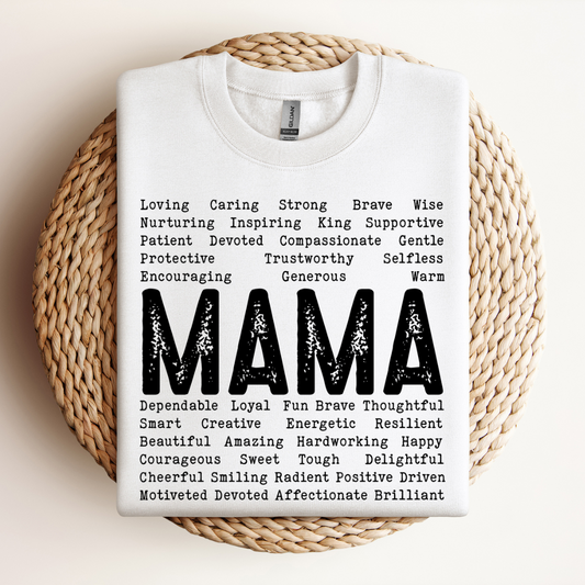 MAMA Words| Sweatshirt & Tee MadreForte LLC