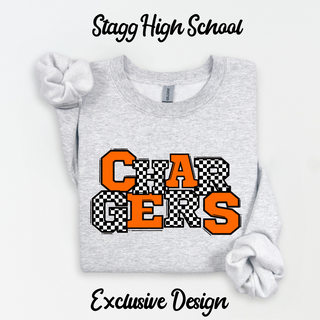 Stagg Chargers Checkered Sweatshirt