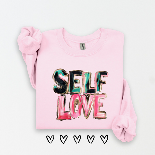 Self Love Brushed Sweatshirt