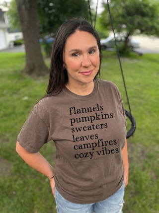 Fall Words Tee