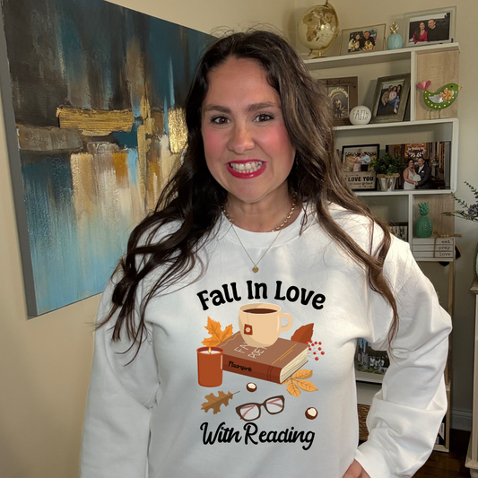 Fall in Love with Reading Sweatshirt