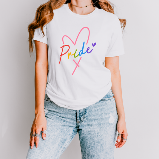 Pride Heart T Shirt