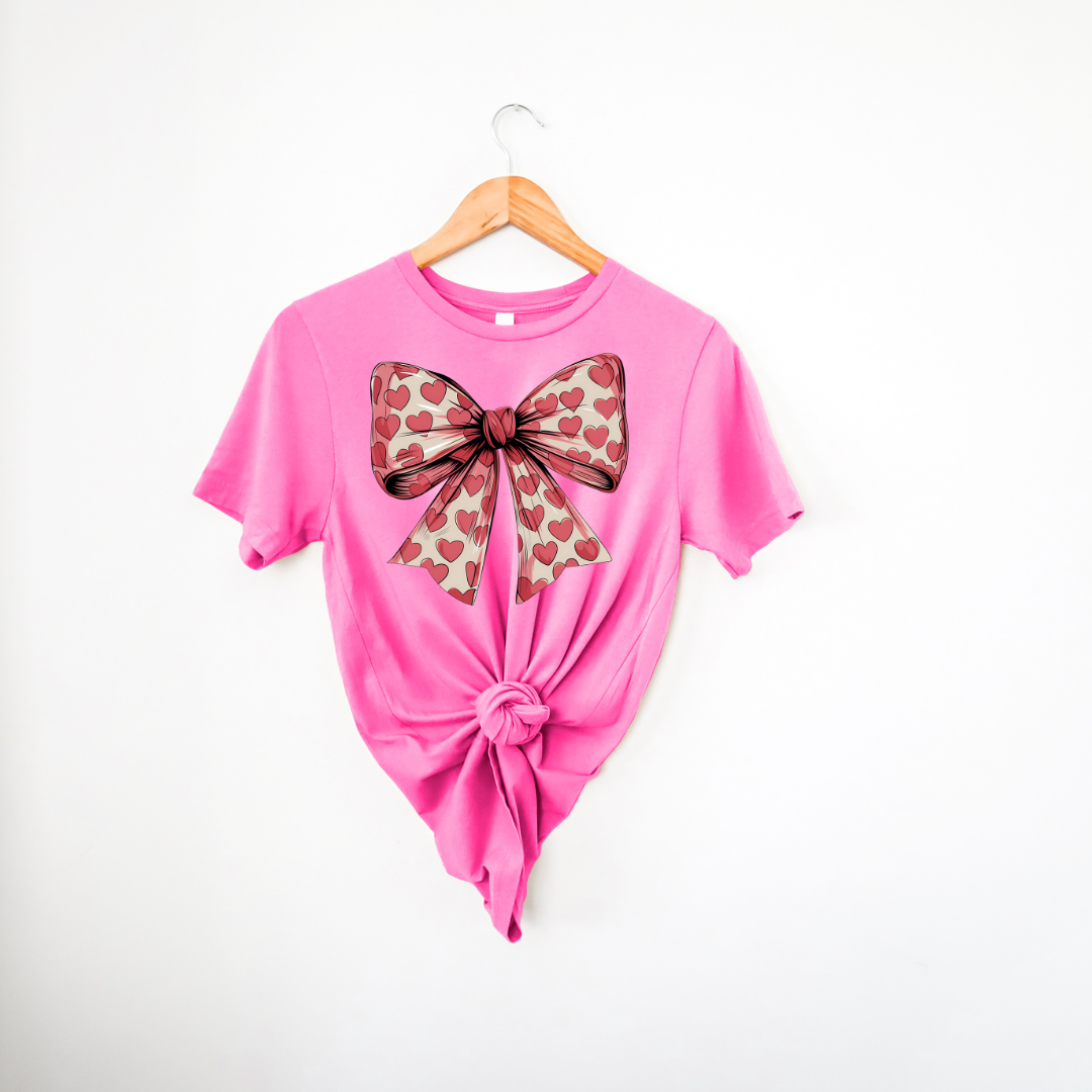 Valentine Bow| T-Shirt or Sweater MadreForte LLC