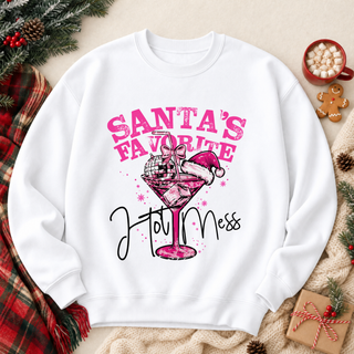 Santas Favorite Hot mess Graphic Sweatshirt
