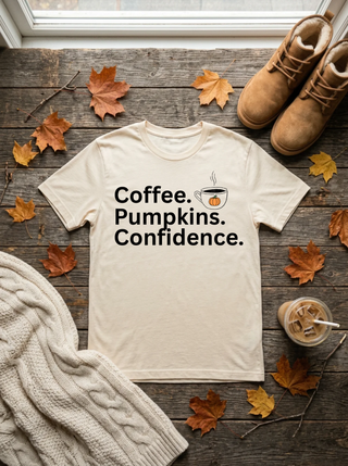 Coffee Pumpkins Confidence Tee