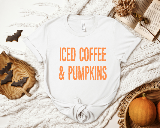 Iced Coffee & Pumpkins Tee