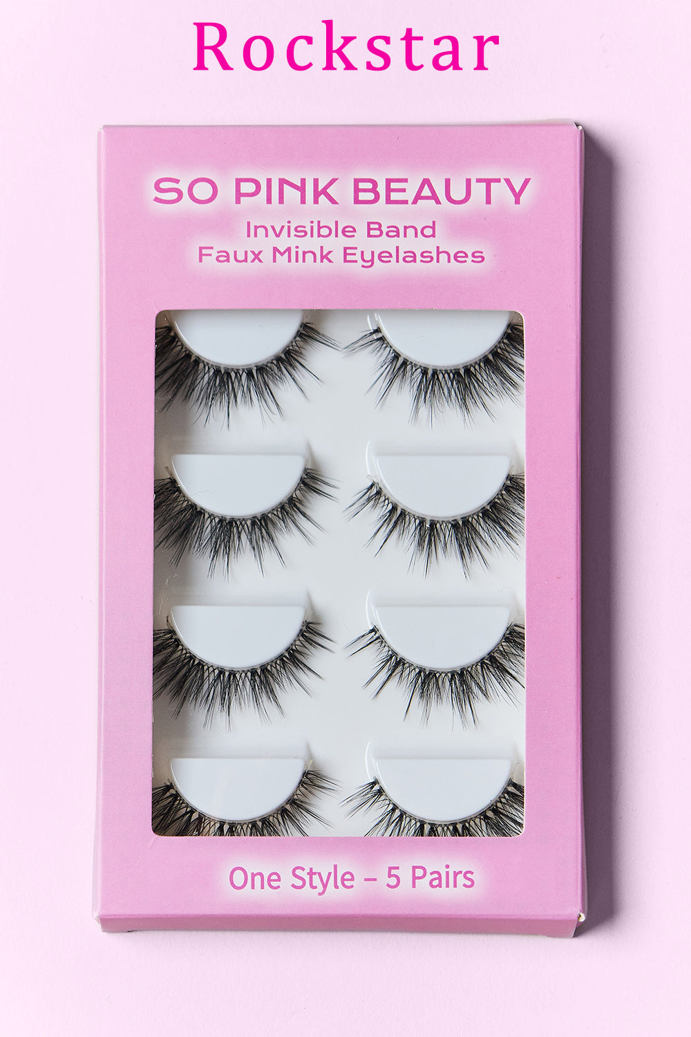 SO PINK BEAUTY Faux Mink Eyelashes 5 Pairs MadreForte LLC