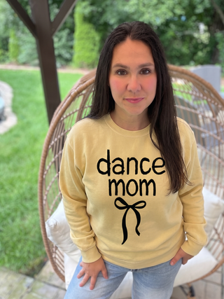Dance Mom Bow Sweatshirt