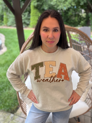 Tea Weather crewneck sweatshirt